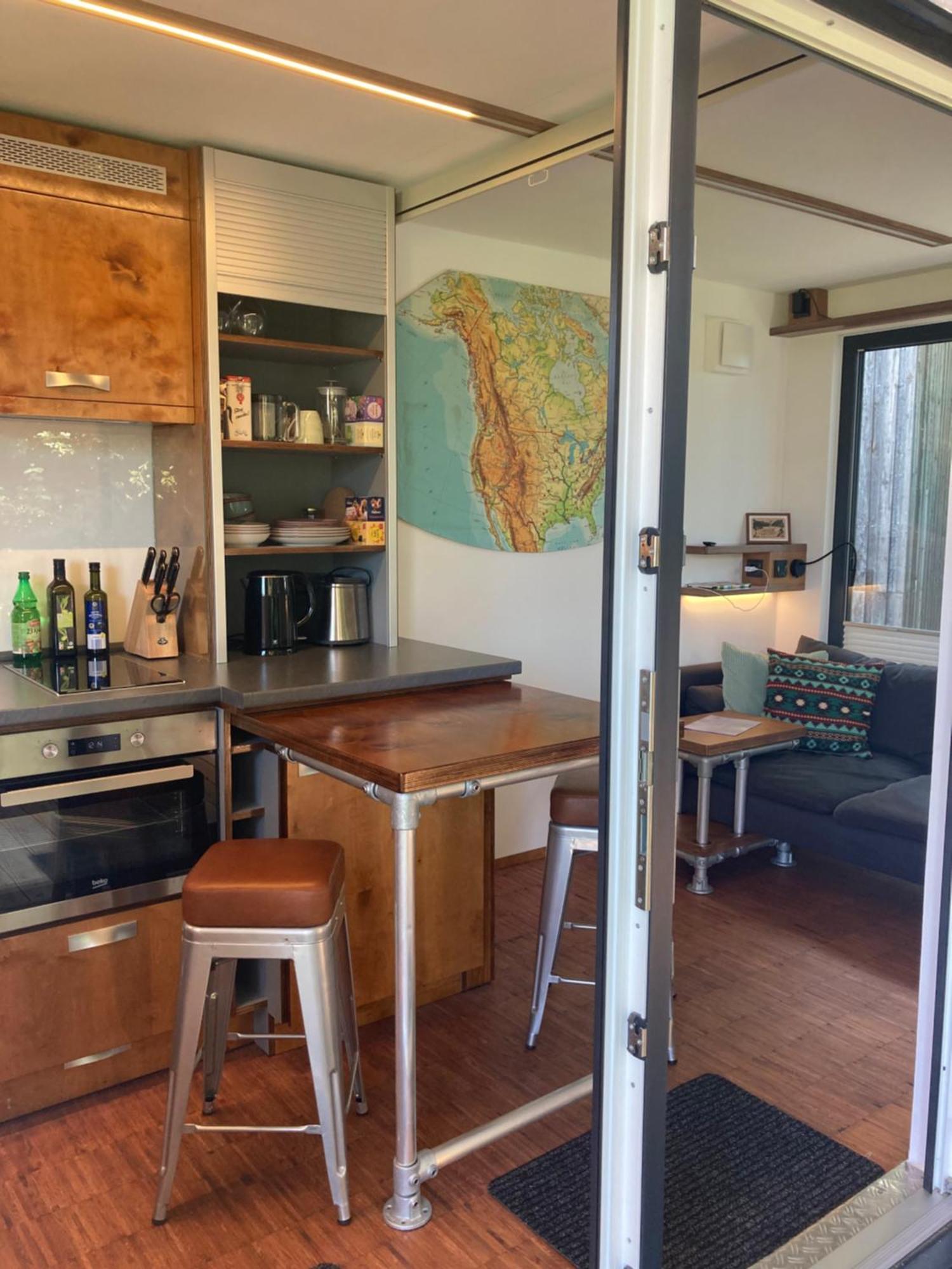 Tiny House Im Seecontainer Mit Parkplatz, Glasfaser, Netflix, Veranda Und Gehobener Ausstattung Кобург Экстерьер фото